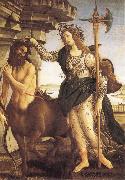 Sandro Botticelli Pallas and the Centaur painting